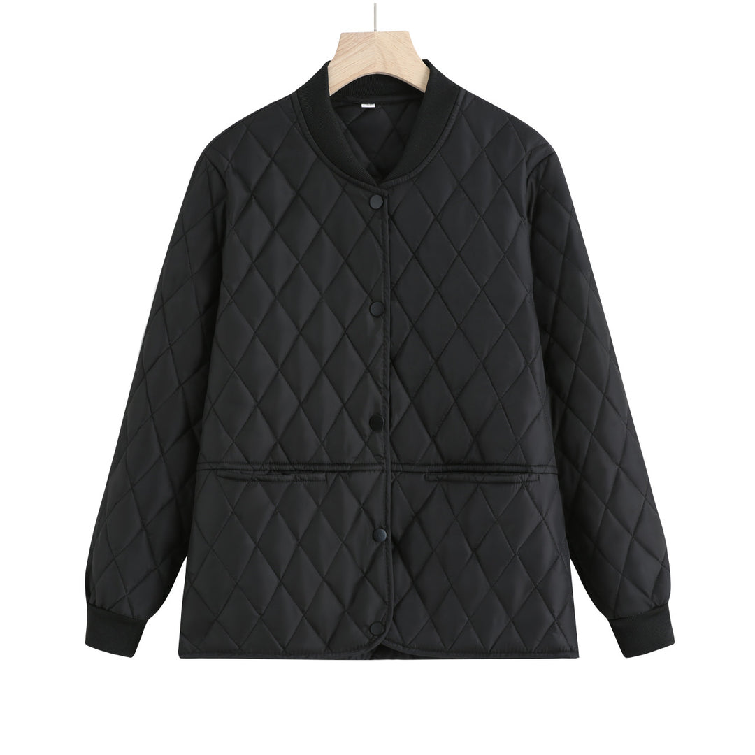 Quilted transition jacket for women with practical pockets and modern cut Lune London