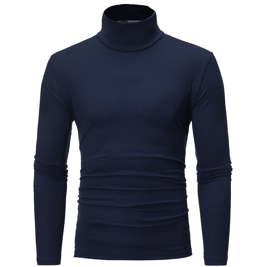 Elegant turtleneck sweater for men in comfortable stretch material Lune London