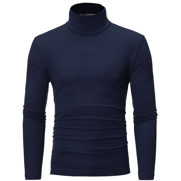 Elegant turtleneck sweater for men in comfortable stretch material Lune London