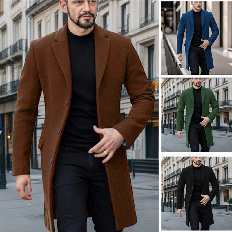 Elegant wool coat for men Lune London 1760428448