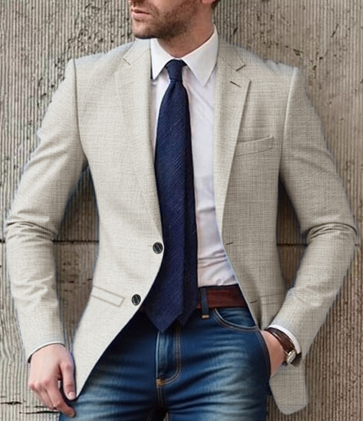 Business blazer for men tailored with a fine texture and elegant details Lune London