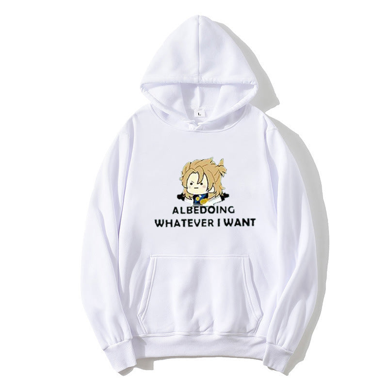 Women’s hoodie with artistic graphic design and motivating lettering Chic & Stil
