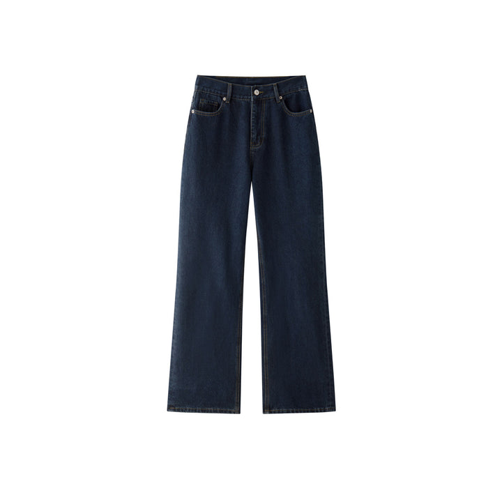 Women's Extra Wide High Waist Denim Baggy Jeans with Low Crotch Amarae