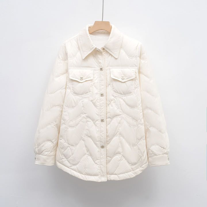 Ladies quilted outdoor jacket with pockets and comfortable fit Amarae