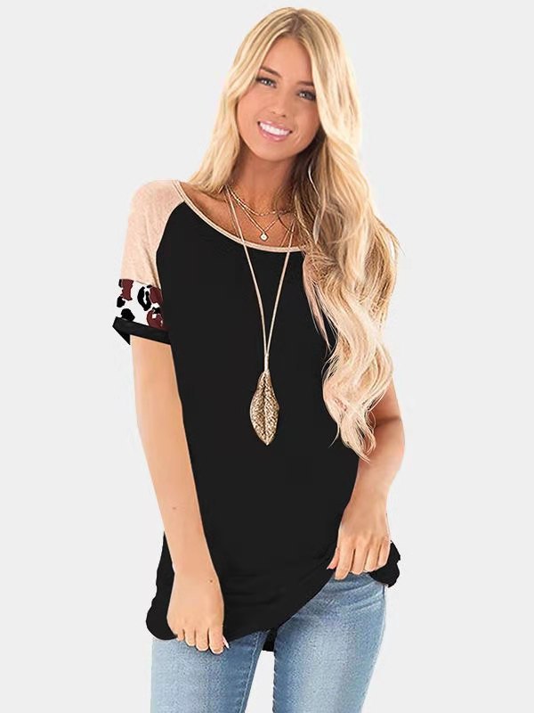 Women's short-sleeve top with colorful design Lune London