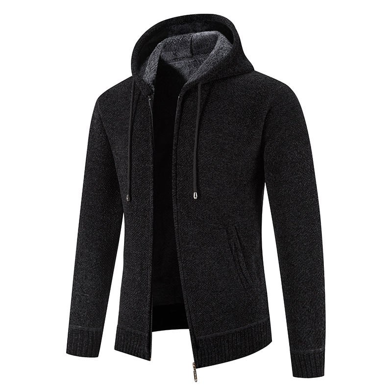 Hooded jacket for men with soft lining and innovative design Lune London