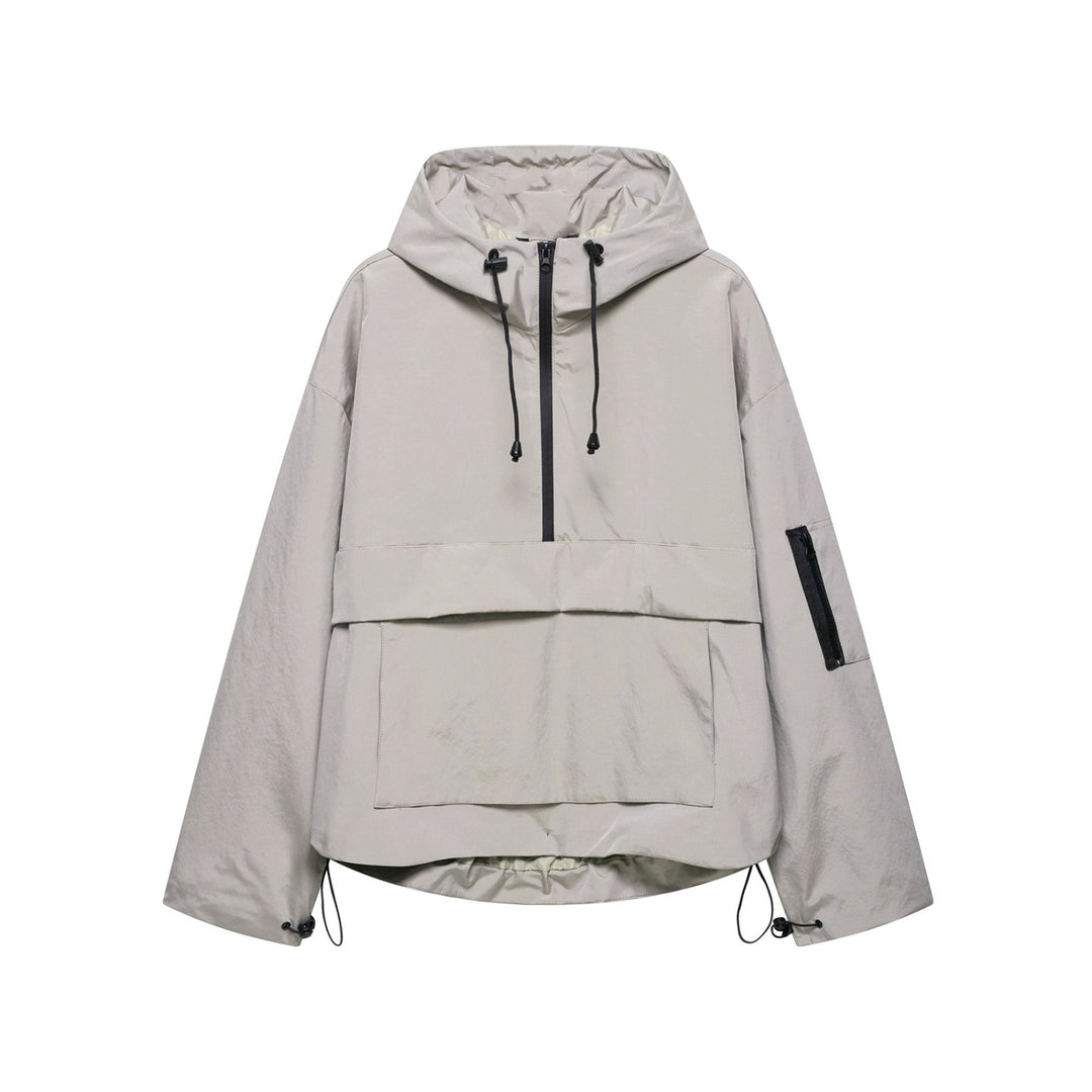 Functional jacket for women with practical pockets and adjustable waist Lune London