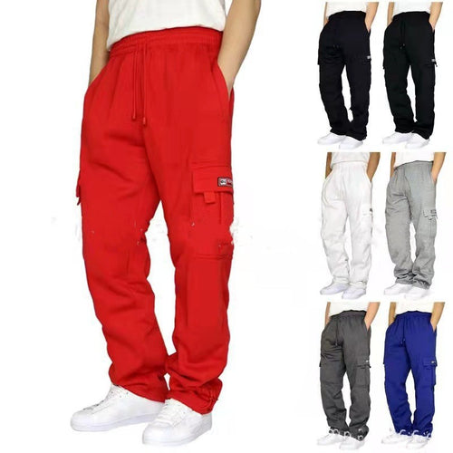 Men's cargo pants with practical pockets and elastic waist Amarae