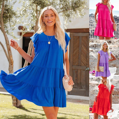 Ruffled dress for women Summer Amarae