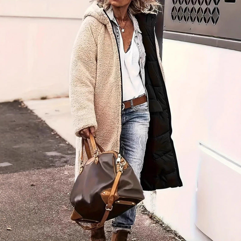 Long padded jacket for women Lune London