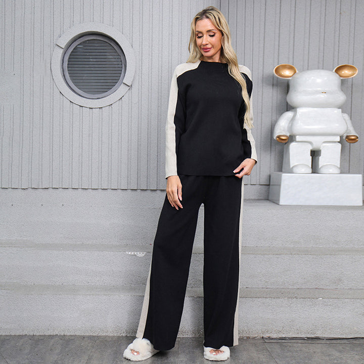Trendy leisure set for women with modern contrast details Lune London