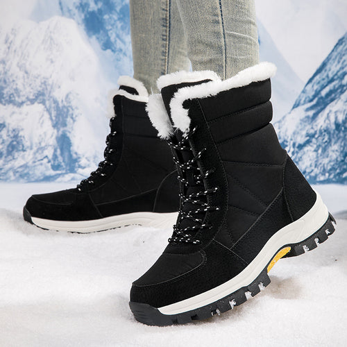 Women's winter boots with insulating lining and non-slip sole Amarae