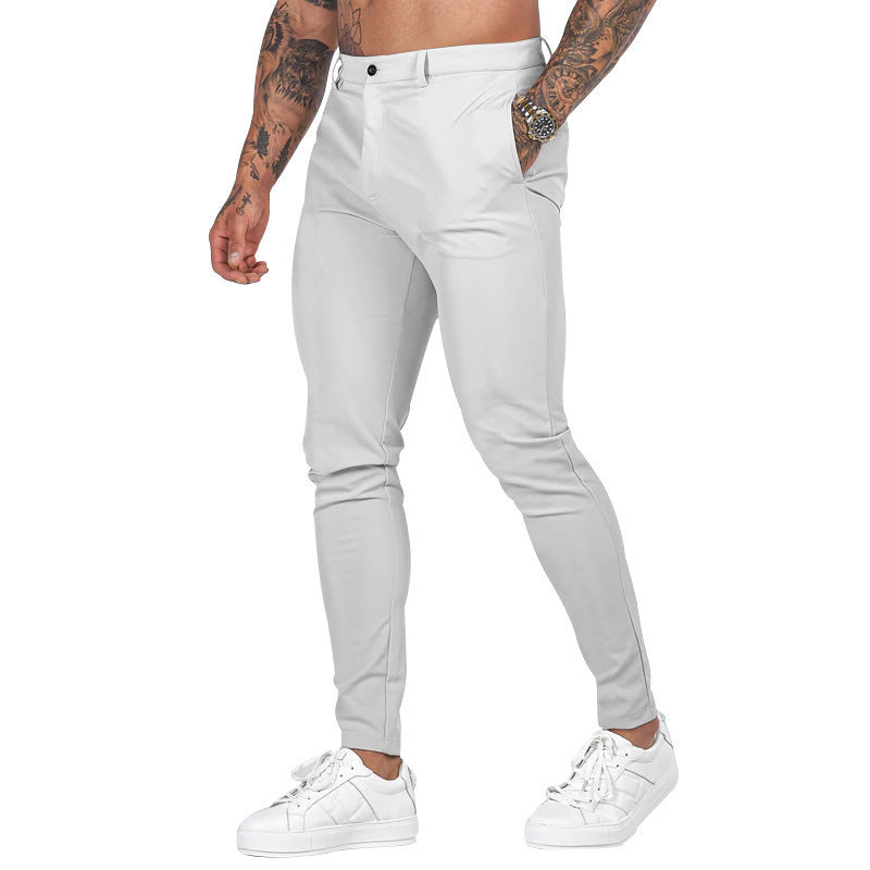 Slim-fit chinos for men from Lune London