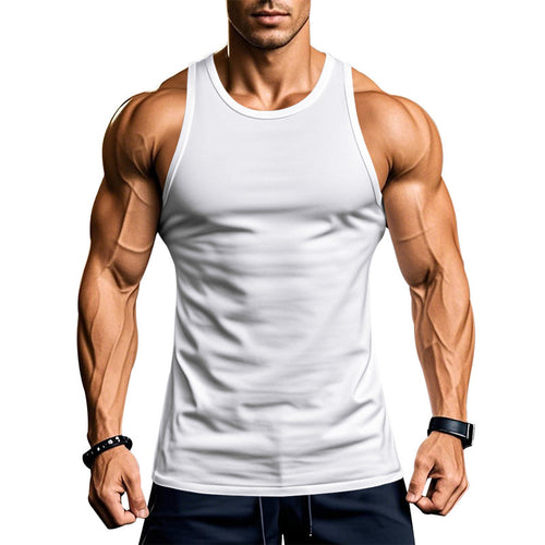 Men's training tank top in breathable functional material Amarae