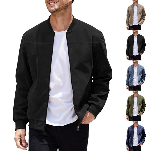 Elegant bomber jacket for men in high-quality velvet Amarae