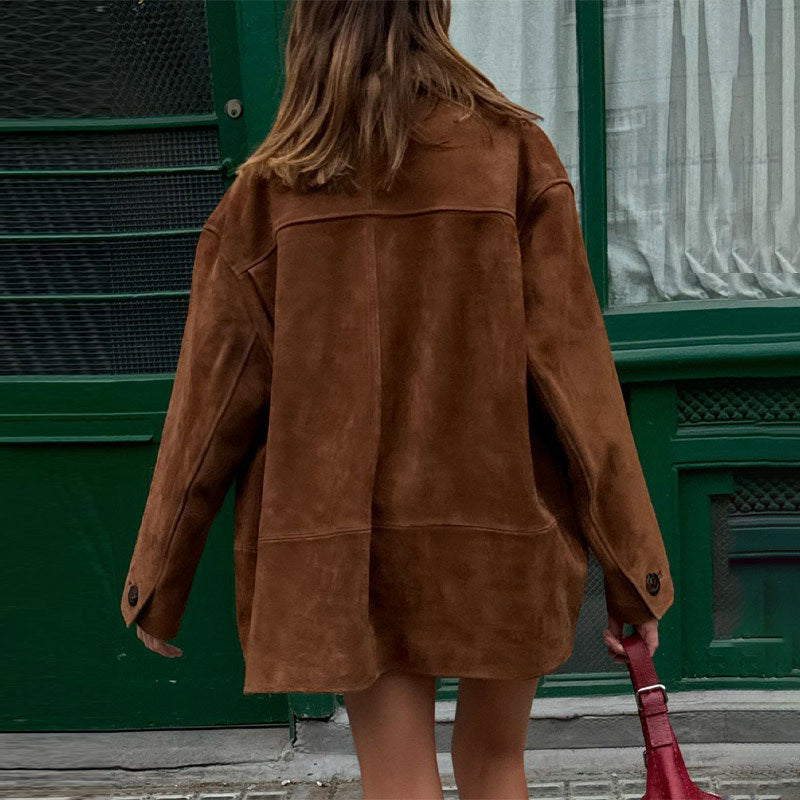 Wild velvet jacket for women in a casual chic style