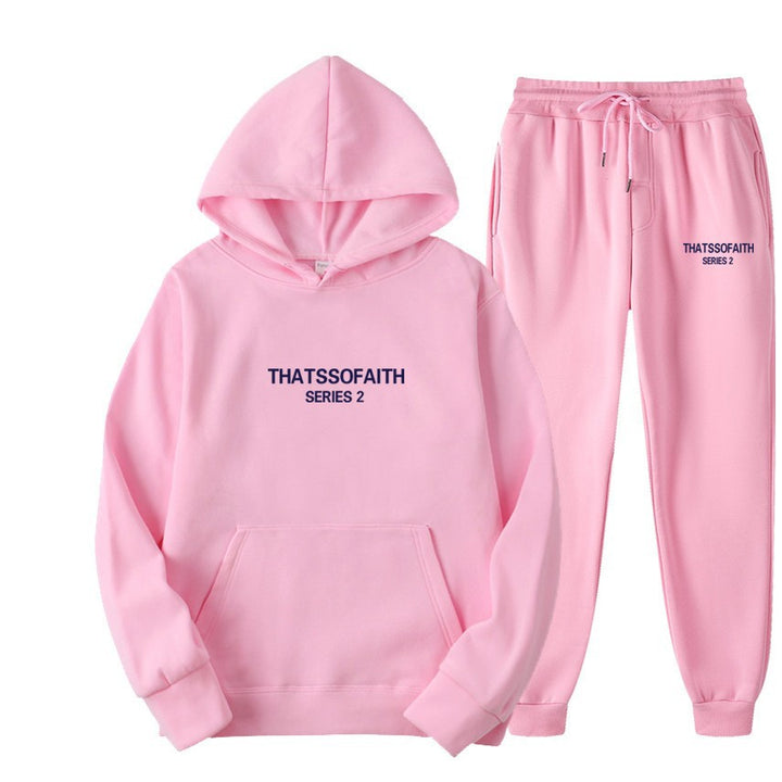Women's tracksuit with modern hooded sweatshirt and comfortable sweatpants Chic & Stil