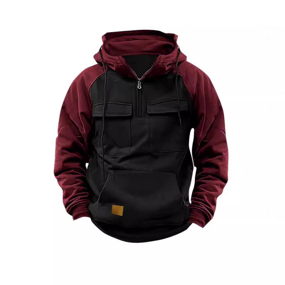 Men's functional hoodie with practical pockets and innovative design Lune London