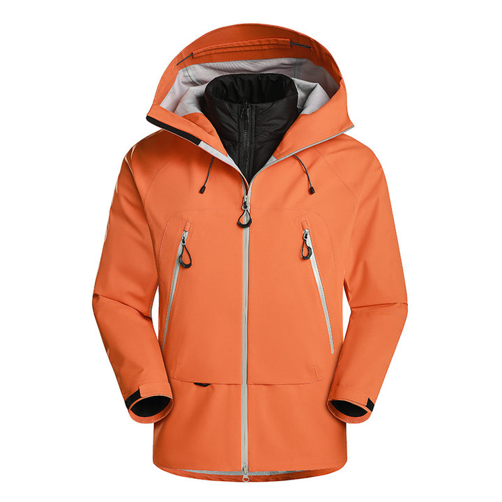 Men's waterproof softshell jacket with removable quilted inner jacket Amarae