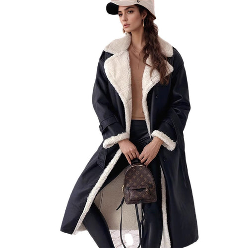 Ladies elegant coat with lining Amarae