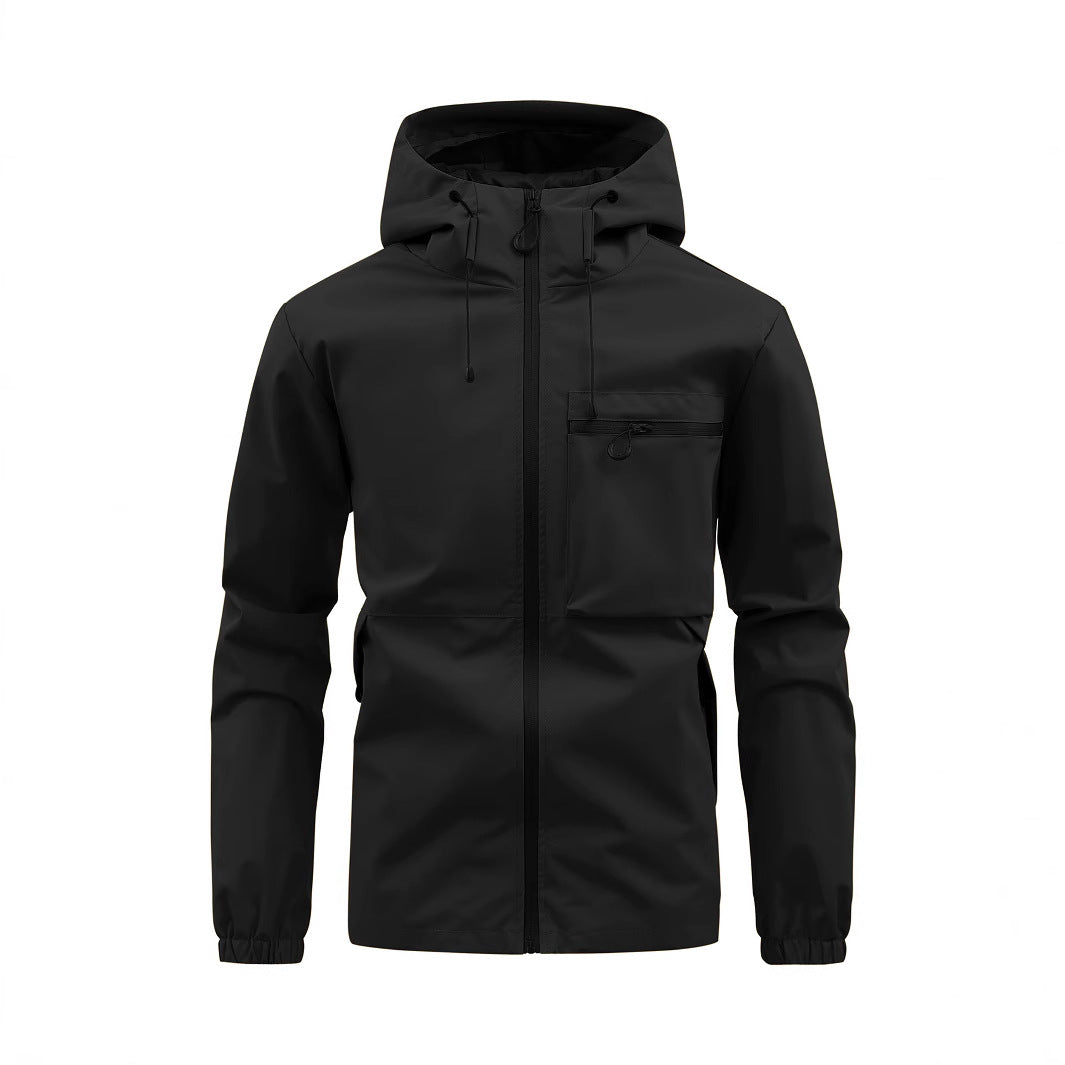 Men's all-weather waterproof jacket with adjustable waist Amarae