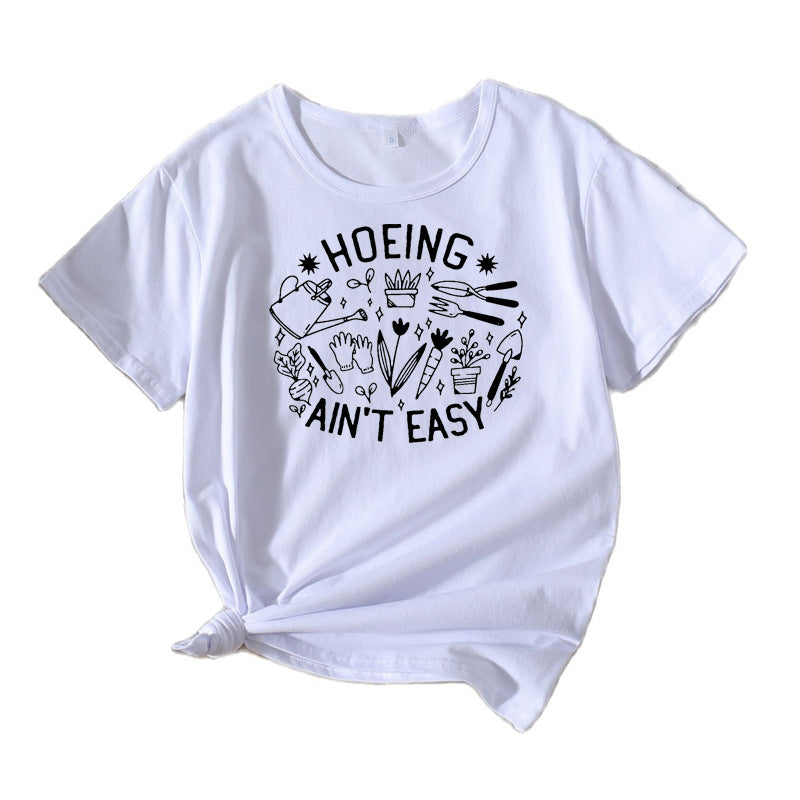 Casual garden humor t-shirt for ladies Lune London