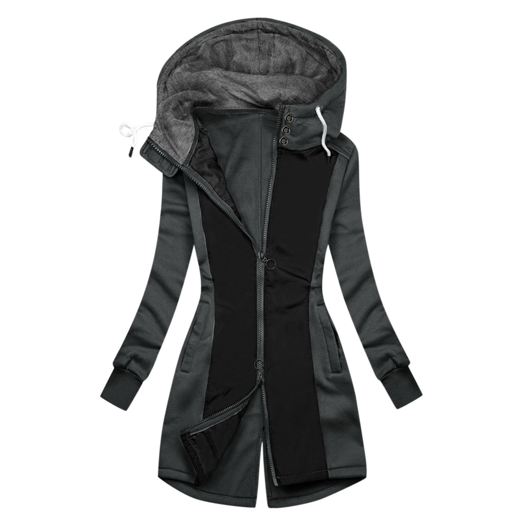Long coat for women with cozy lining and practical hood Chic and Still