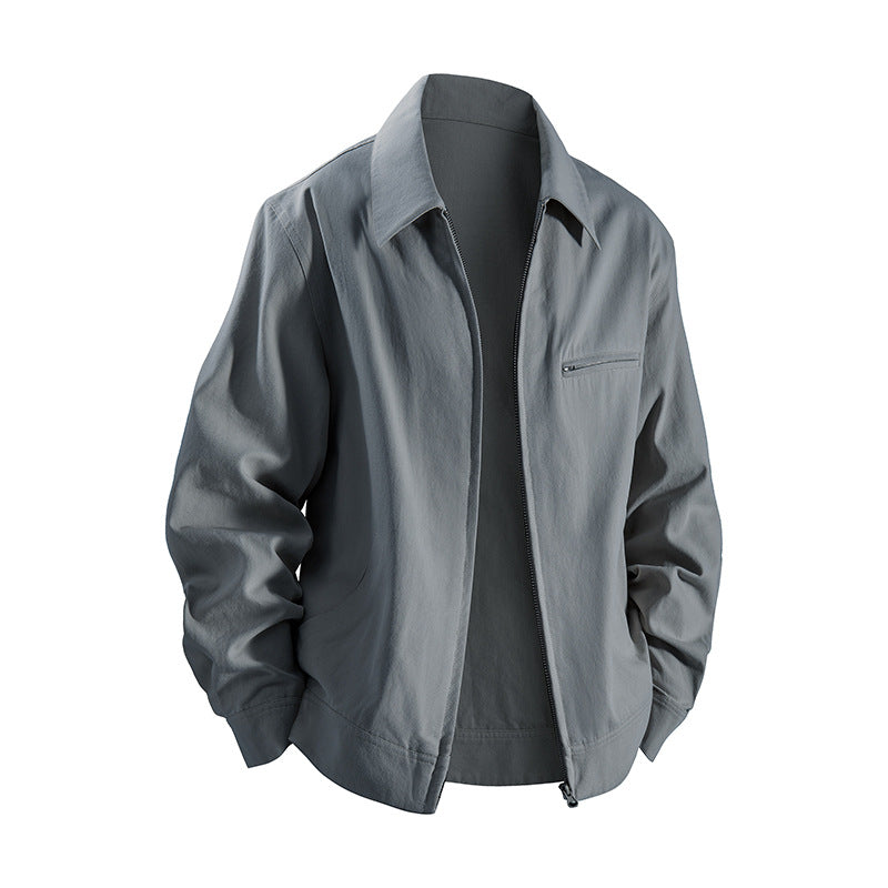 Casual transition jacket for men with practical pockets and modern fit Lune London