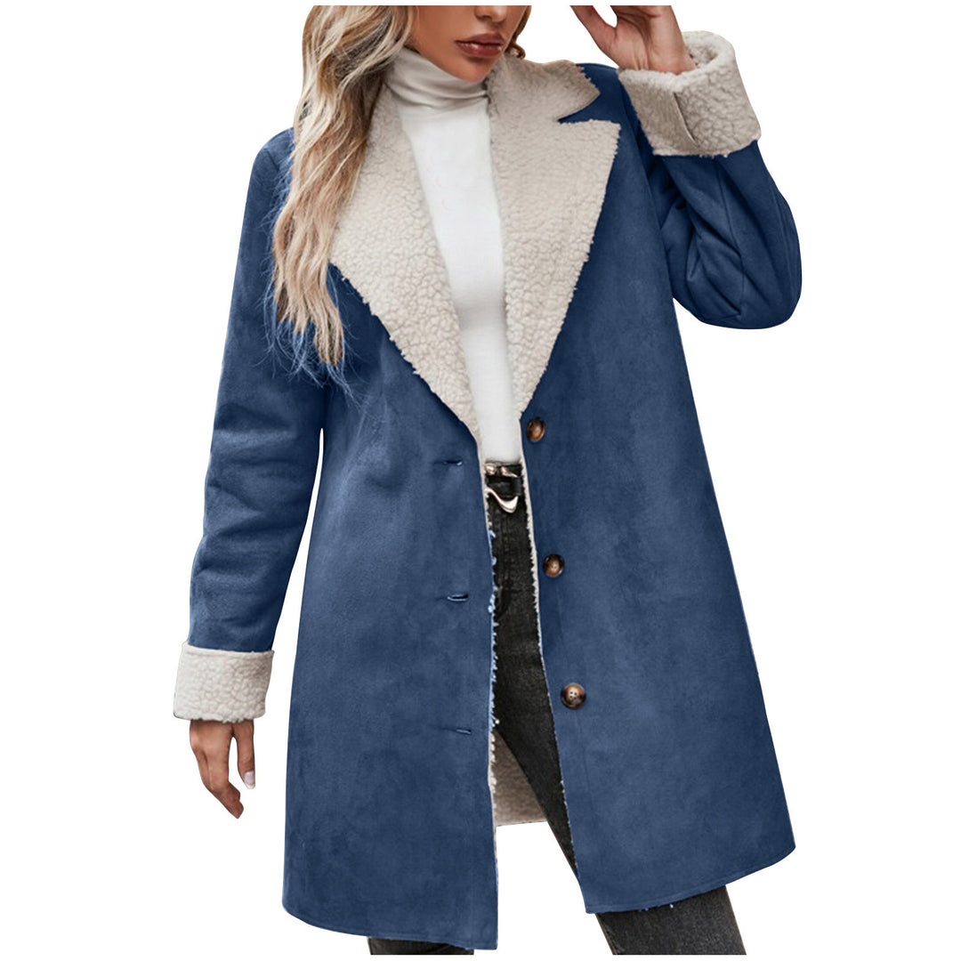 Cozy oversized coat for women with elegant collar Lune London