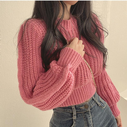 Pull en tricot pour femmes avec un matériau doux et un motif côtelé à la mode Chic & Stil