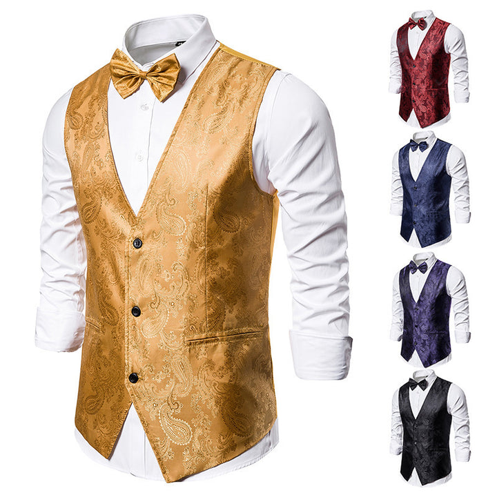 Noble men's satin vest Lune London