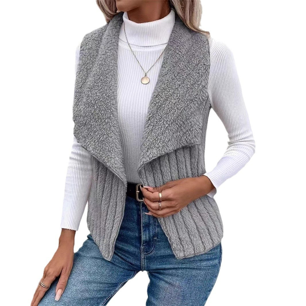Women's cardigan in cozy material with removable hood Lune London