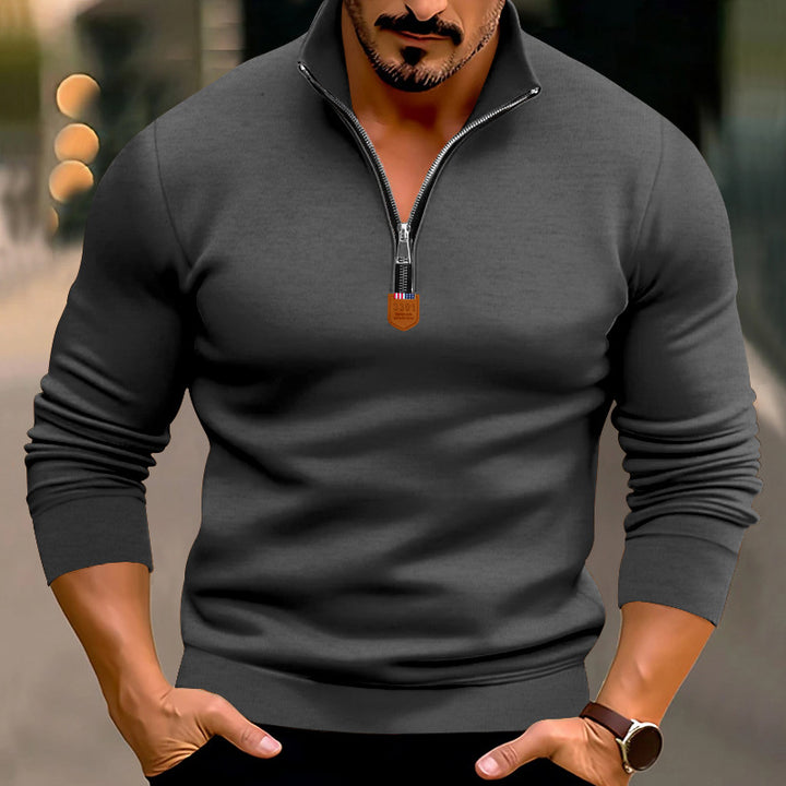 Men's sweater with removable zipper Lune London