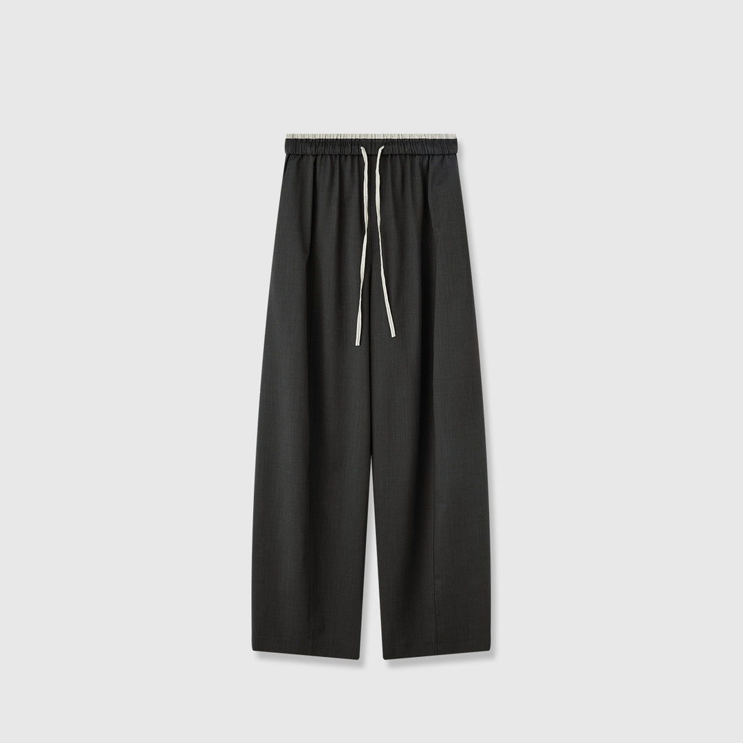 Casual Palazzo pants for women with elastic waistband and side pockets