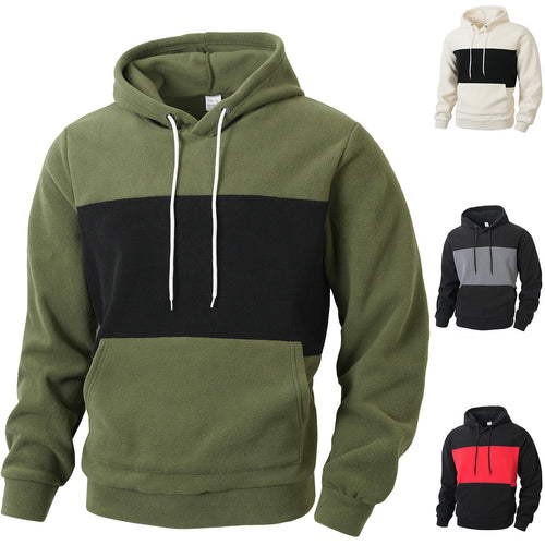 Men's Fleece Hoodie with Innovative Design Amarae