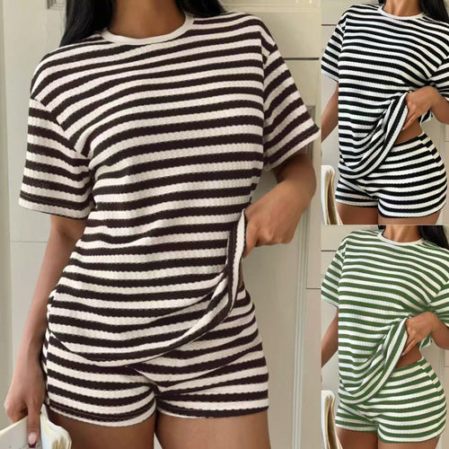 Casual striped t-shirt for women with a high-quality structure Amarae