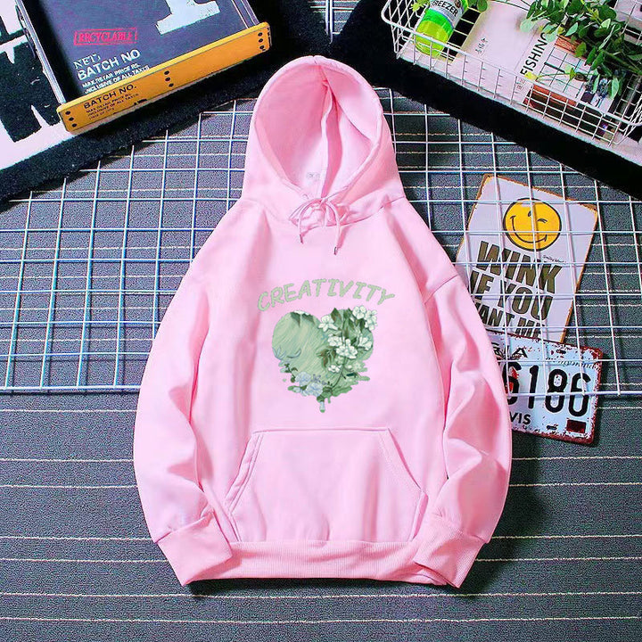 Women's hoodie with creative heart motif Chic & Stil