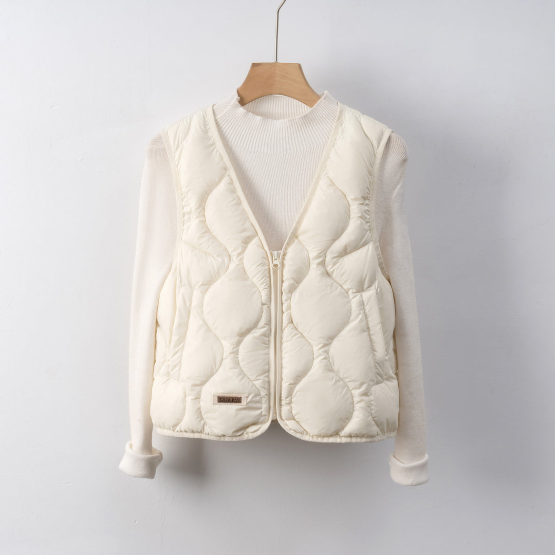 Ladies quilted vest Lune London