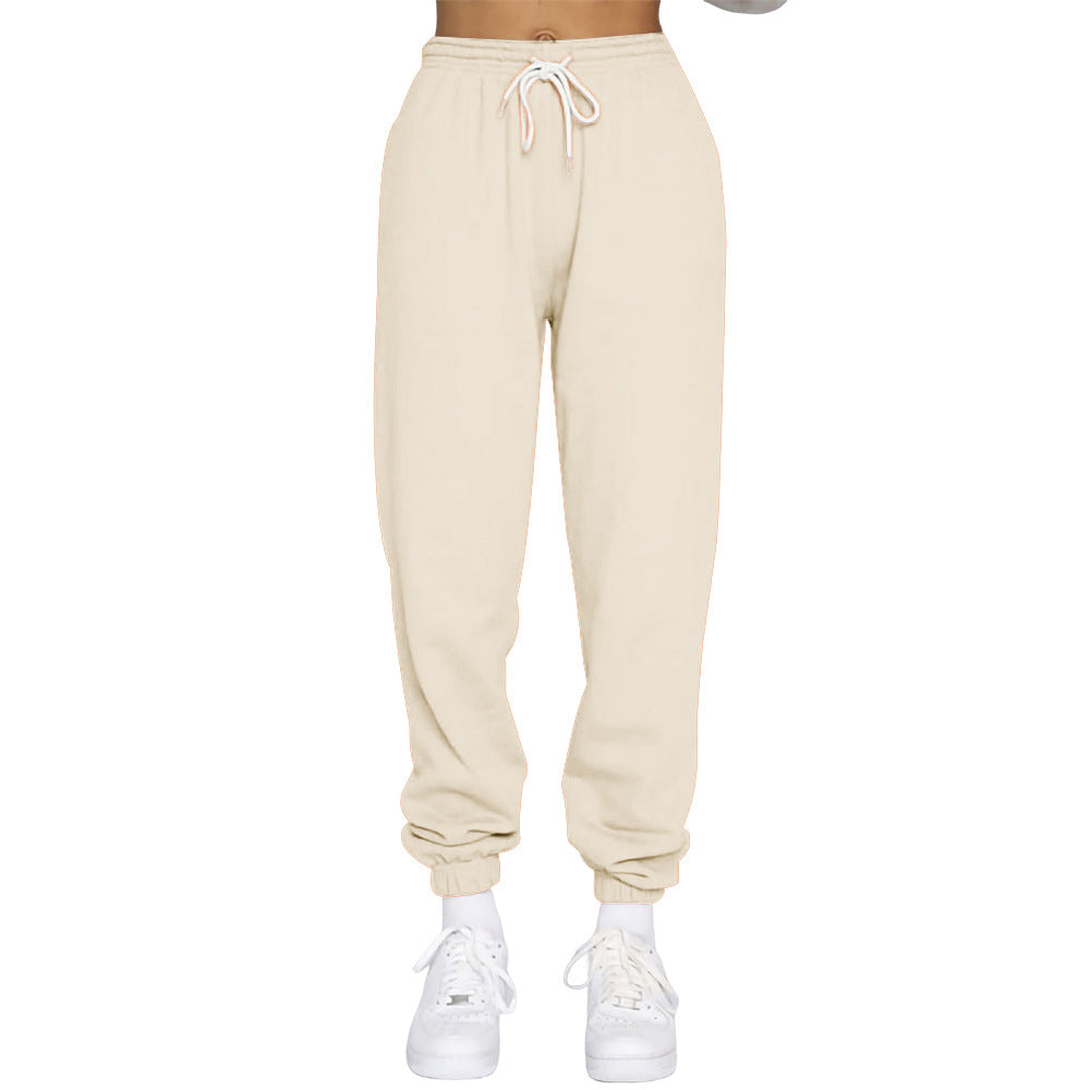 Comfortable women's joggers with adjustable waistband and elastic cuffs Lune London