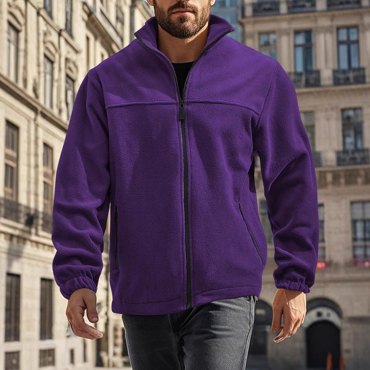 Lune London | Men's Fleece Jacket with High Collar