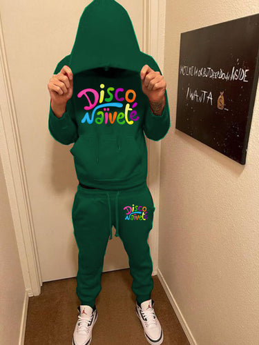 Women's hoodie and jogger set with bold inscription Amarae