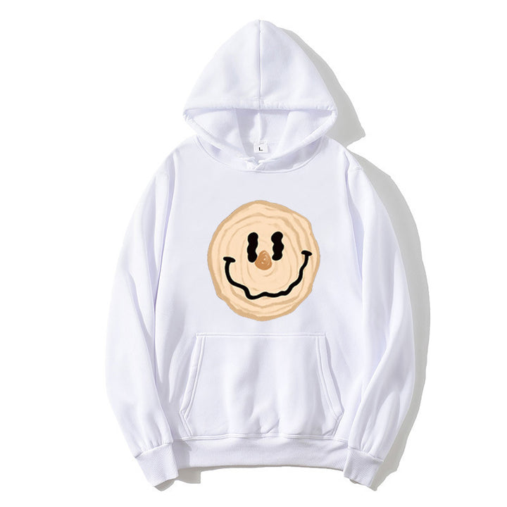 Women's hoodie with cheerful smile motif Chic & Stil