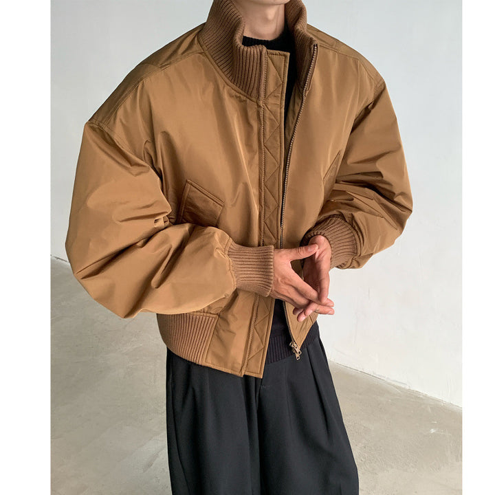 Casual bomber jacket for men with high collar and practical pockets Lune London