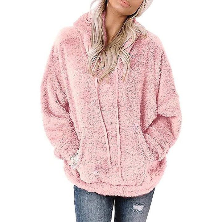 Women's Plush Fleece Pullover Hoodie Lune London