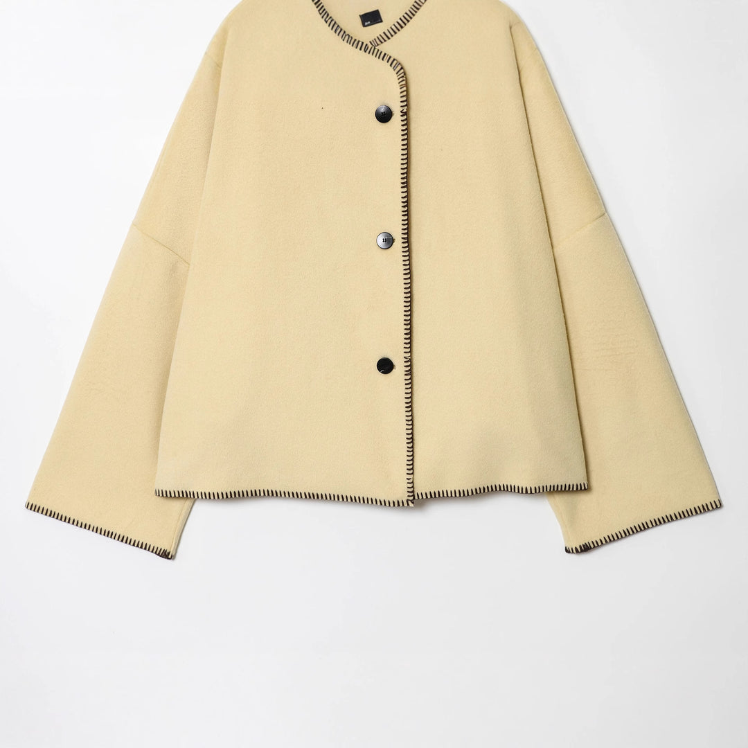 Ladies warm transitional jacket with high collar Lune London