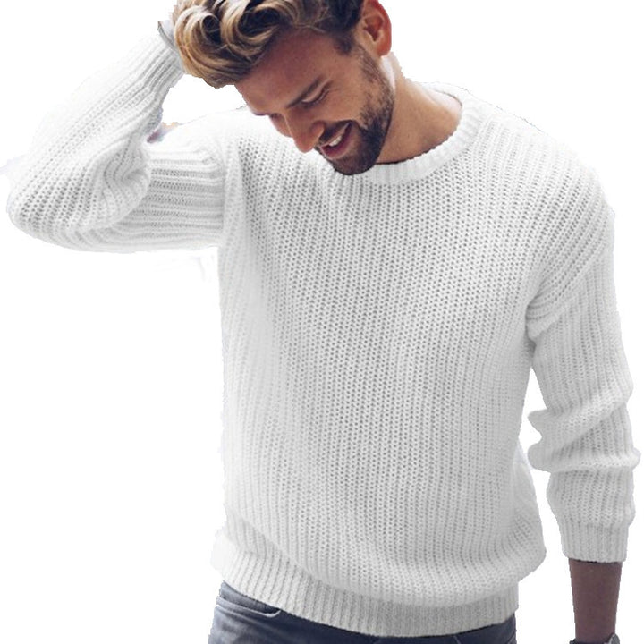 Chunky knit sweater for men with a modern rib pattern and a relaxed fit Lune London