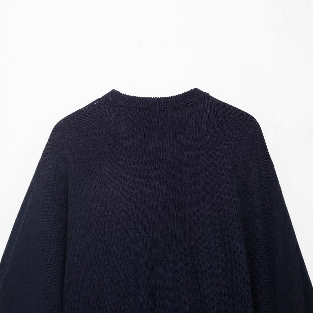 Oversized knit sweater for women with a relaxed fit and wide sleeves Lune London