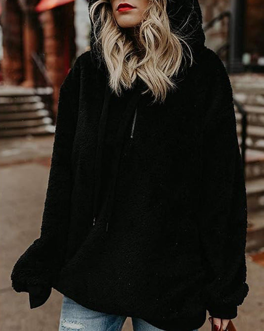 Oversized hoodie for women with practical side pockets Amarae