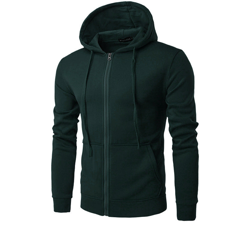 Ladies zip-up sweatshirt with full zipper and kangaroo pocket Lune London
