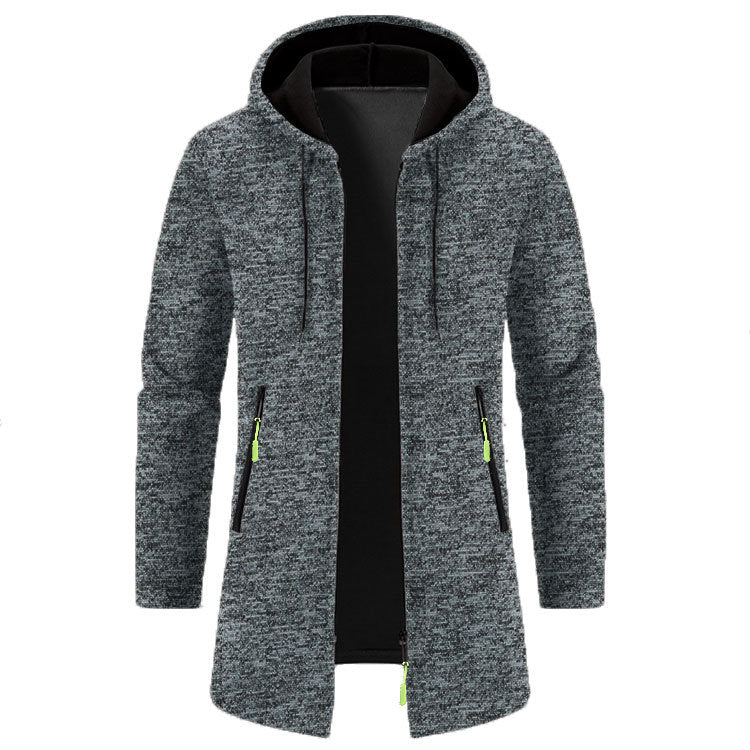 Casual hooded jacket for men with ergonomic cut and practical zippered pockets Lune London